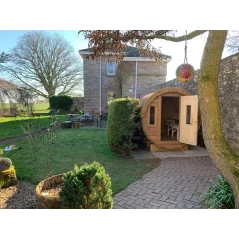 Sauna bačva 2.4 m Ø 2.27 m borovina