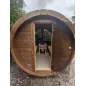 Sauna bačva 2.4 m Ø 2.27 m borovina
