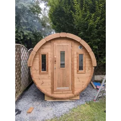 Sauna bačva 2.4 m Ø 2.27 m borovina