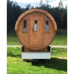 Sauna bačva 2.4 m Ø 2.27 m termo drvo