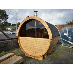 Sauna bačva 2.4 m Ø 2.27 m termo drvo