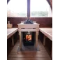 Sauna bačva 2.4 m Ø 2.27 m termo drvo