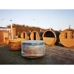 Sauna bačva 2.4 m Ø 2.27 m termo drvo