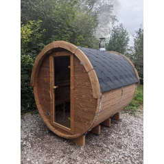 Sauna bačva 2.4 m Ø 2.27 m termo drvo