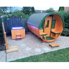 Sauna bačva 3.0 m Ø 1.97 m borovina