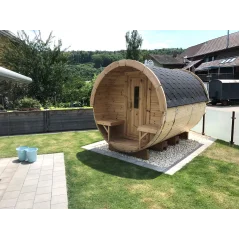 Sauna bačva 3.0 m Ø 1.97 m termo drvo
