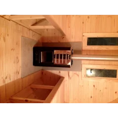 Sauna bačva 3.0 m Ø 1.97 m termo drvo