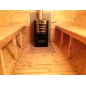 Sauna bačva 3.0 m Ø 1.97 m termo drvo