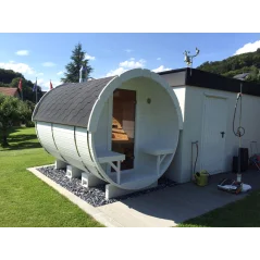 Sauna bačva 3.0 m Ø 2.27 m borovina