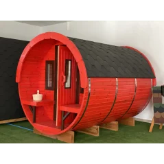 Sauna bačva 3.0 m Ø 2.27 m borovina
