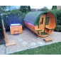 Sauna bačva 3.0 m Ø 2.27 m borovina
