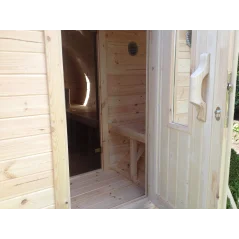 Sauna bačva 3.0 m Ø 2.27 m termo drvo