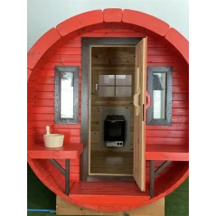 Sauna bačva 3.0 m Ø 2.27 m termo drvo