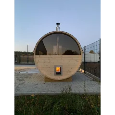 Sauna bačva 3.0 m Ø 2.27 m termo drvo