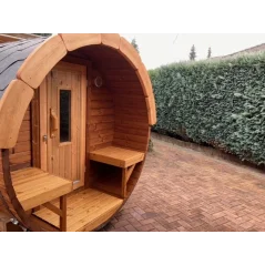 Sauna bačva 3.0 m Ø 2.27 m termo drvo
