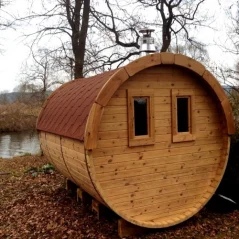 Sauna bačva 3.0 m Ø 2.27 m termo drvo