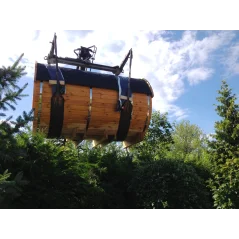 Sauna bačva 3.5 m Ø 1.97 m borovina