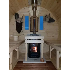 Sauna bačva 4.0 m Ø 1.97 m borovina
