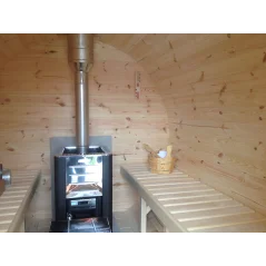 Sauna bačva 4.0 m Ø 1.97 m borovina