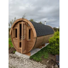 Sauna bačva 4.0 m Ø 1.97 m termo