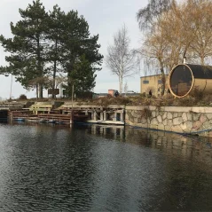 Sauna bačva 4.0 m Ø 2.27 m borovina