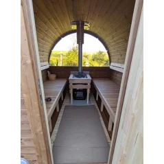 Sauna bačva 4.0 m Ø 2.27 m termo