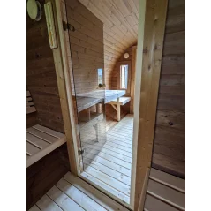 Sauna bačva 4.0 m Ø 2.27 m termo