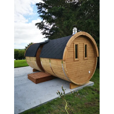 Sauna bačva 4.5 m Ø 1.97 m termo