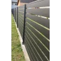 Čelična modul ograda 120 x 200 cm - smeđa HORNVAL