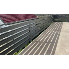 Čelična modul ograda 120 x 200 cm - antracit HORNVAL