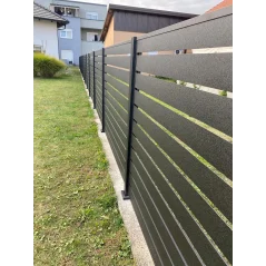 Čelična modul ograda 120 x 200 cm - antracit HORNVAL