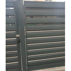 Čelična modul ograda 120 x 200 cm - crna HORNVAL