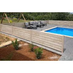 Čelična modul ograda 150 x 200 cm - dark winchester HORNVAL