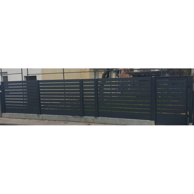 Čelična modul ograda 150 x 200 cm - crna HORNVAL