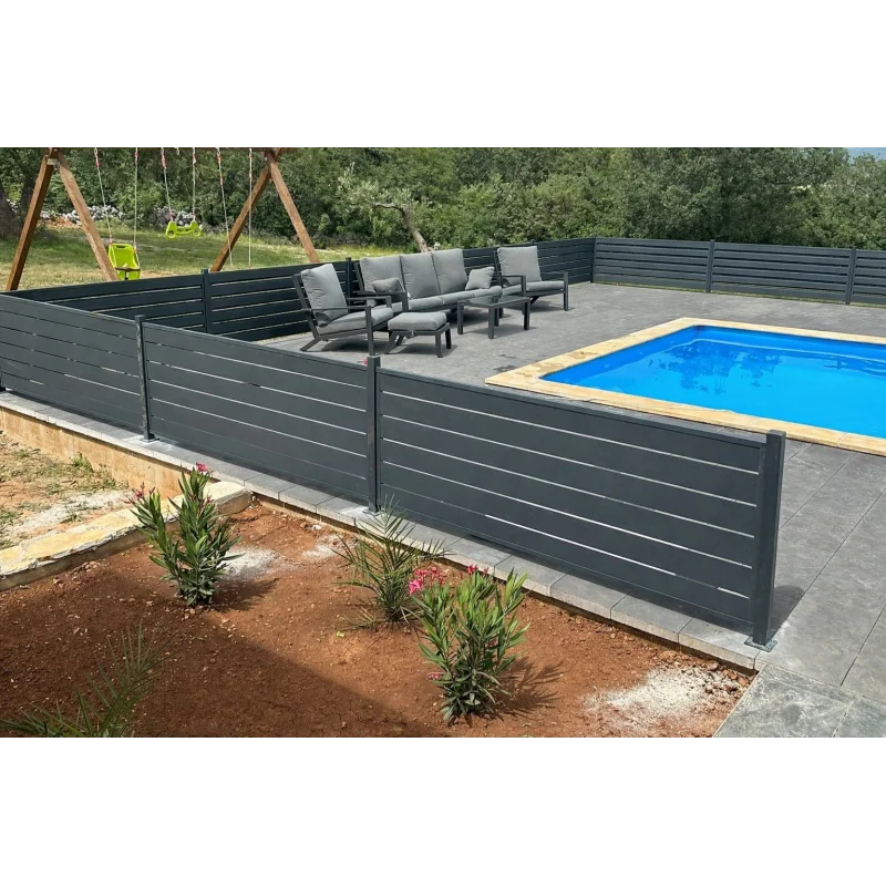 Čelična modul ograda 150 x 200 cm - antracit HORNVAL