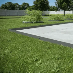 Ravni rubnjak za vrt 1 metar - zeleni HORNVAL