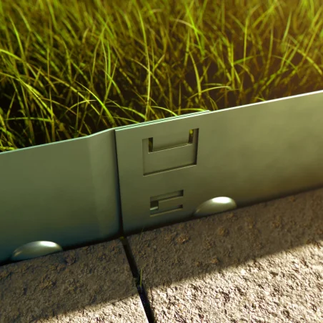 Ravni rubnjak za vrt 1 metar - zeleni HORNVAL