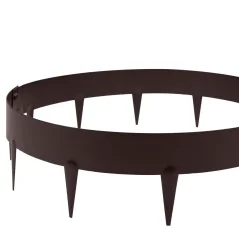 Okrugli rubnjak za vrt fi 90 - sivi HORNVAL