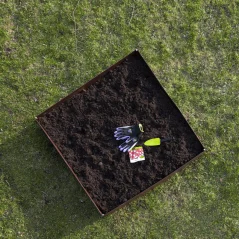 Uzdignuta gredica smeđa 1x1 m HORNVAL