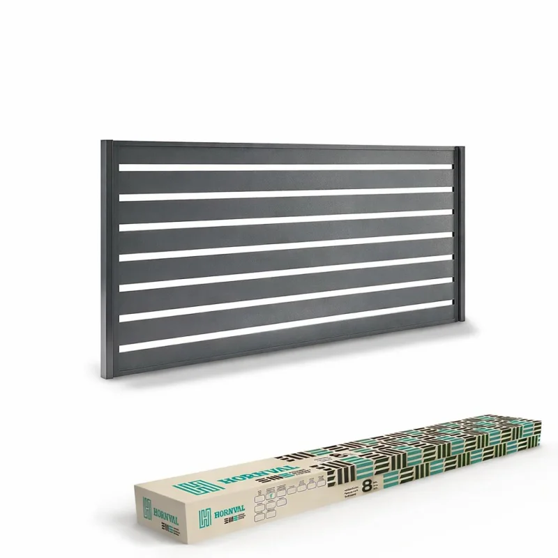 Čelična modul ograda 150 x 200 cm - antracit HORNVAL