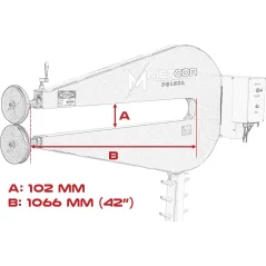 Stroj za obradu ruba lima RM42H METCOR