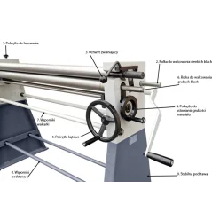 Stroj za savijanje lima W01-2x1250 METCOR