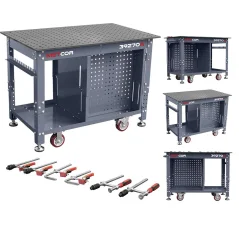 Mobilni stol za zavarivanje s podesivom visinom 1200x750A METCOR