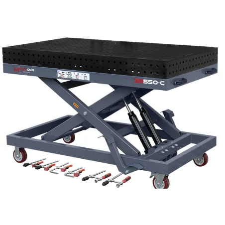 Mobilni stol za zavarivanje s podesivom visinom 1500x830C METCOR