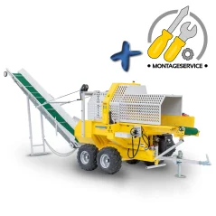 Cjepač drva WPO-500 30T joystick+transp.traka BAMATO