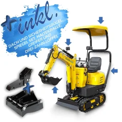 Mini bager MIB-600 sa dodatnim priborom BAMATO