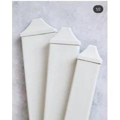 PVC letvica 80x20mm - 1m