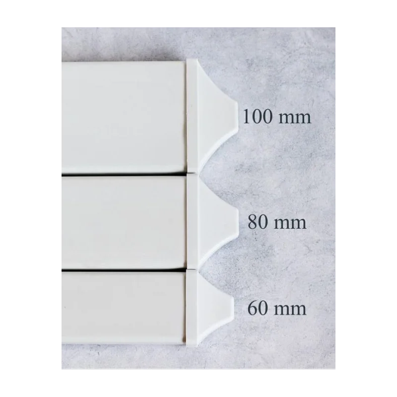 PVC letvica za ograde 60x20mm - 1m