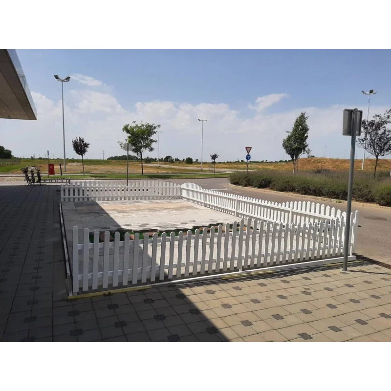 PVC letvica za ograde 60x20mm - 1m