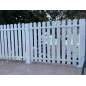 PVC letvice za ogradu 60x20mm - 1m